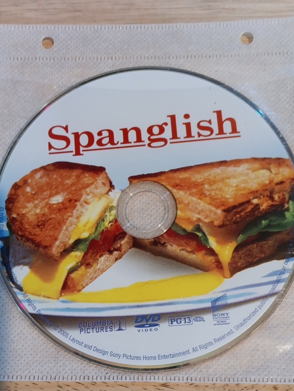 Spanglish DVD *NO CASE*
